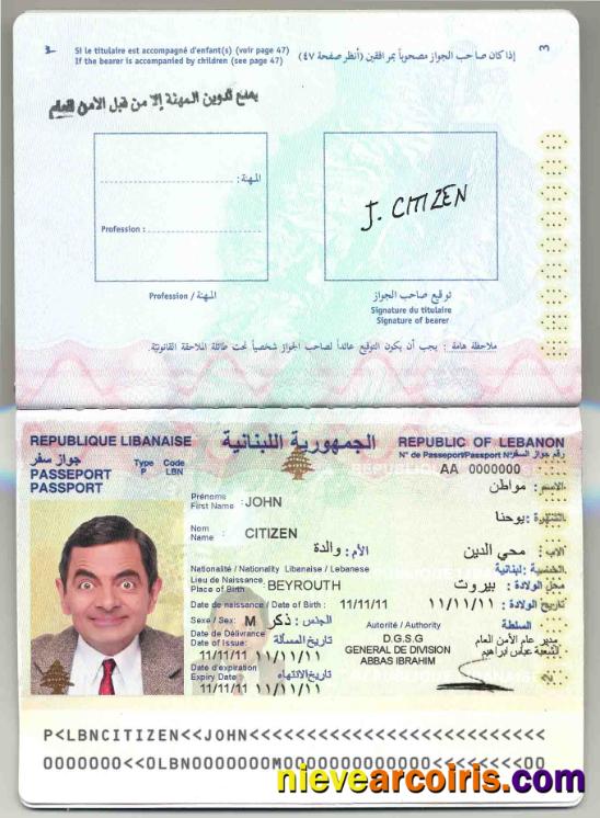 Lebanon passport